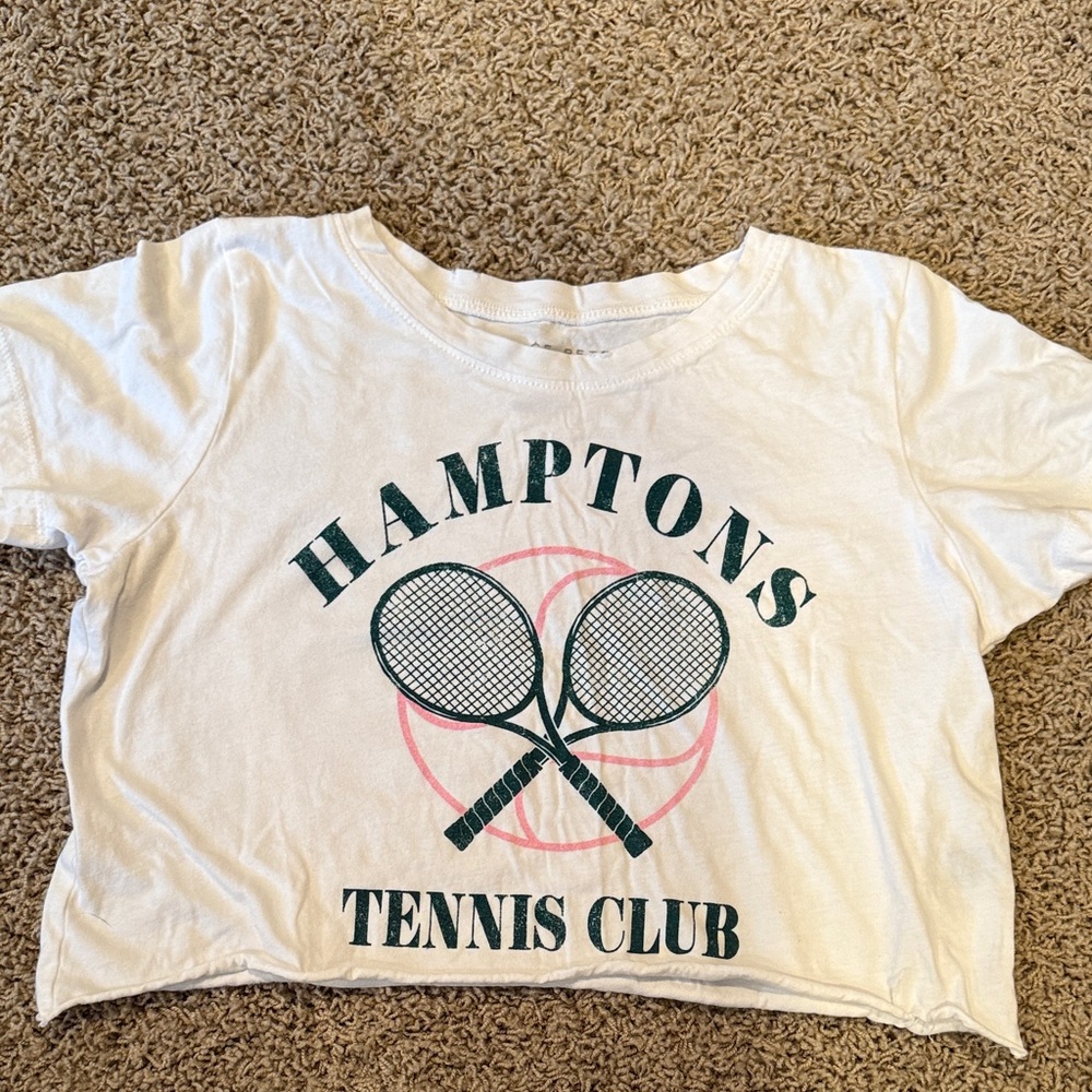Prince Peter Collection White Hamptons Crop Top